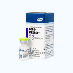 Hỗn dịch pha tiêm Depo Medrol 40mg Pfizer chống viêm và điều trị rối loạn về máu, ung thư (chai 1ml)