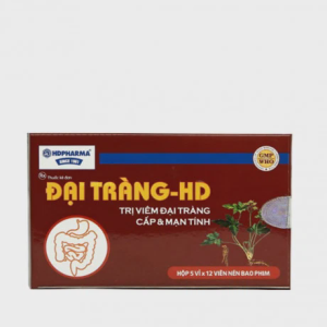 Viên nén Đại Tràng HD trị viêm đại tràng cấp và mạn tính (5 vỉ x 12 viên)