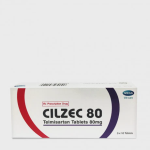Viên nén Cilzec 80mg điều trị tăng huyết áp (3 vỉ x 10 viên)