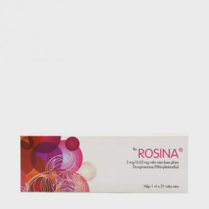 Viên nén Rosina 3mg/0,03mg Gedeon thuốc tránh thai hàng ngày (1 vỉ x 21 viên)