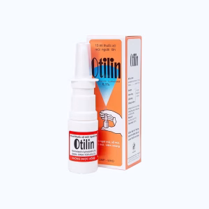 Dung dịch xịt mũi Otilin 0.1% giảm ngạt mũi, sung huyết trong viêm mũi (chai 15ml)