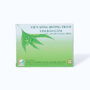 Viên Xông Hương Tràm xông trị cảm cúm, sát trùng mũi, họng (2 vỉ x 20 viên)