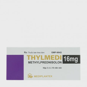 Viên nén Thylmedi 16mg - Mediplantex kháng viêm, trị viêm thấp khớp, chống dị ứng (3 vỉ x 10 viên)