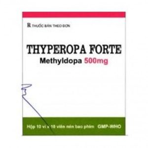 Viên nén bao phim Thyperopa Forte Hataphar điều trị tăng huyết áp (10 vỉ x 10 viên)