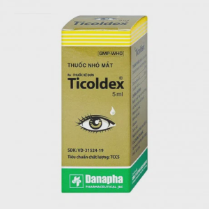 Thuốc nhỏ mắt Ticoldex điều trị viêm giác mạc (chai 5ml)