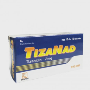 Tizanad 2mg (Hộp 10 vỉ x 10 viên)