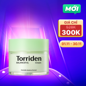 Torriden BALANCEFUL Kem dưỡng da giúp dưỡng ẩm và làm dịu da 80ml/Hộp