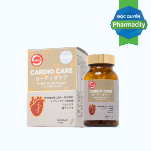 TPBVSK CARDIO CARE Hỗ Trợ Cải Thiện Tình Trạng Triglycerid Cao Trong Máu (Hộp 60 viên)