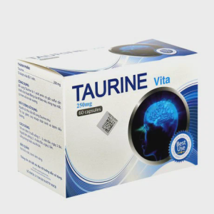 Viên uống hỗ trợ thị lực, suy nhược thần kinh và bệnh tiểu đường Taurine Vita 250mg (6 vỉ X 10 viên)