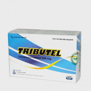 Viên nén bao phim Tributel 200mg điều trị co thắt dạ dày-ruột (10 vỉ x 10 viên)
