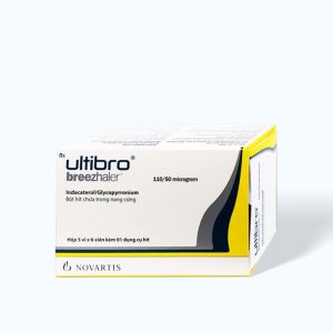 Ultibro Breezhaler 110/50mcg (Hộp 5 vỉ x 6 viên kèm 1 dụng cụ hít)