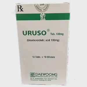Viên nén Uruso 100mg điều trị sỏi mật, cải thiện chức năng gan (10 vỉ x 10 viên)