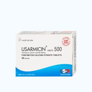 Viên nén Usarmicin 500mg điều trị viêm đường tiết niệu (2 vỉ x 10 viên)