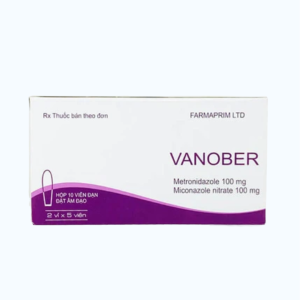 Vanober Farmaprim điều trị viêm âm đạo khí hư, ngứa rát (2 vỉ x 5 viên)