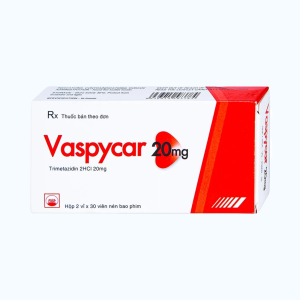 Viên nén bao phim Vaspycar 20mg điều trị đau thắt ngực (2 vỉ x 30 viên)