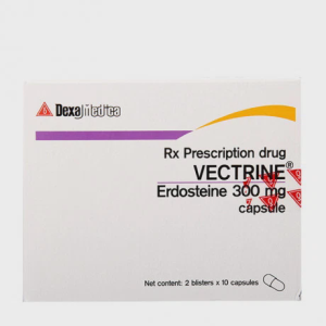 Viên nang Vectrine 300mg trị các bệnh đường hô hấp có tăng tiết đàm nhiều (2 vỉ x 10 viên)