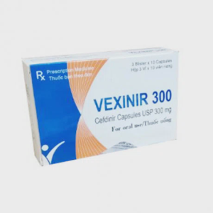Viên nang Vexinir 300mg kháng sinh điều trị nhiễm khuẩn (3 vỉ x 10 viên)