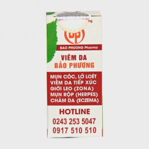 Cao lỏng Viêm da bảo phương trị viêm da, mụn cóc, giời leo (chai 80ml)