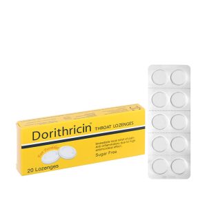 Dorithricin (2 vỉ x 10 viên) – Kháng khuẩn, giảm đau họng nhanh