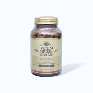 Viên uống Solgar Evening Primrose Oil 1300 mg dầu anh thảo hỗ trợ cân bằng nội tiết nữ(Chai 60 viên)