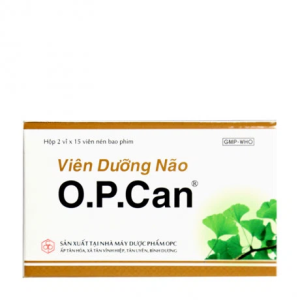 Viên nén OP.CAN 40mg OPC điều trị giảm trí nhớ, kém tập trung ở người lớn tuổi (2 vỉ x 15 viên)