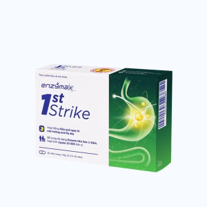 Viên uống Enzymax 1st Strike bổ sung đa dạng men tiêu hóa hỗ trợ giảm đầy bụng khó tiêu (30 viên)