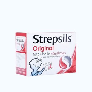 Viên ngậm Strepsils Original goi (mau do) trị đau họng (100 gói x 2 viên)
