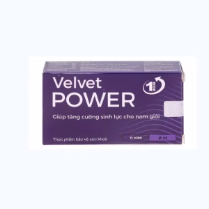 Thực phẩm bảo vệ sức khỏe Hauora Velvet Power 1H hỗ trợ tăng cường sinh lực nam (Hộp 8 viên)