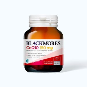 Viên uống Blackmores CoQ10 150mg hỗ trợ bảo vệ tim mạch (Chai 30 viên)