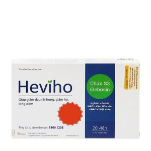 Viên uống Heviho hỗ trợ giảm viêm đường hô hấp (Hộp 20 Viên)