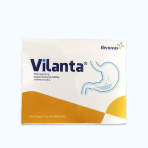 Hỗn dịch uống Vilanta trị viêm loét dạ dày tá tràng, trào ngược dạ dày thực quản (20 gói x 10g)