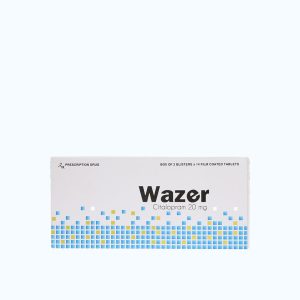 Viên nén Wazer 20mg điều trị trầm cảm, rối loạn hoảng sợ (2 vỉ x 14 viên)