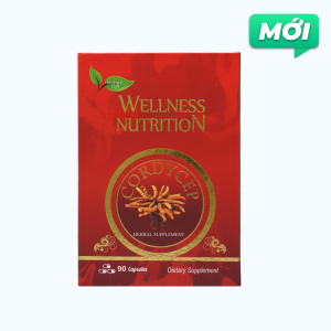Wellness Nutrition Cordyceps Đông Trùng Hạ Thảo (Hộp 90 viên)
