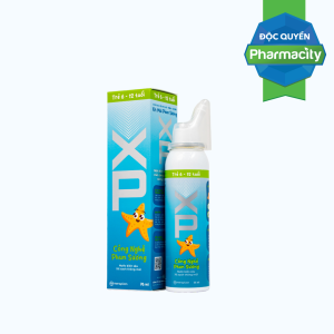 Dung dịch vệ sinh mũi XP cho bé Từ 6-12 Tuổi (Chai 75ml)