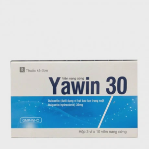 Viên nang Yawin 30mg trị trầm cảm, rối loạn lo âu, đau thần kinh ngoại vi (3 vỉ x 10 viên)