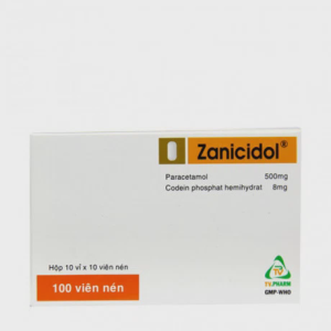 Viên nén Zanicidol điều trị các triệu chứng đau nhức (10 vỉ x 10 viên)