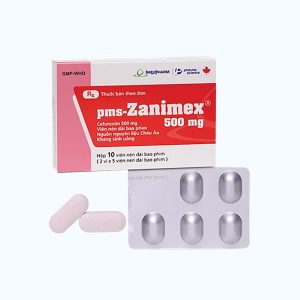 Viên nén Zanimex 500mg kháng sinh điều trị nhiễm khuẩn (2 vỉ x 5 viên)