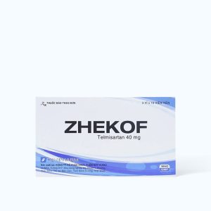 Viên nén Zhekof 40mg điều trị tăng huyết áp (3 vỉ x 10 viên)