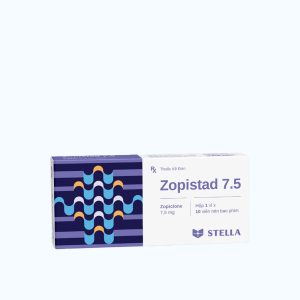 Viên nén Zopistad 7.5mg điều trị ngắn hạn chứng mất ngủ (1 vỉ x 10 viên)